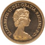 1980 Gold Sovereign Proof (AGW=0.2355 oz.)