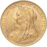 1901 P Gold Sovereign Extremely Fine (AGW=0.2355 oz.)
