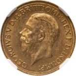 1931 SA Gold Sovereign NGC MS 63 #2125235-014 (AGW=0.2355 oz.)