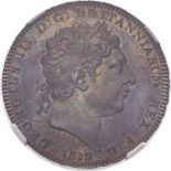 1819 Silver Crown LIX on edge NGC MS 65 #6058405-006