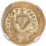 Byzantine Empire Phocas ND (602-610) Gold Solidus MS Strike: 5/5 Surface: 3/5 #6156160-012