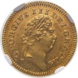 1803 Gold 1/3 Guinea NGC MS 63 #6028385-001 (AGW=0.0821 oz.)