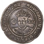 ND (1551-1553) Silver Shilling mm. tun Bold very fine