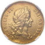 1669 Gold 5 Guineas NGC VF Details #6266701-001 (AGW=1.2310 oz.)