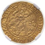 ND (1509-1526) Gold Angel NGC MS 61 #6444662-002 (AGW=0.1509 oz.)