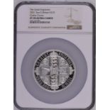 2021 Silver 10 Pounds (5 oz.) Gothic Crown Quartered Arms Proof NGC PF 70 ULTRA CAMEO #6321163-002 B