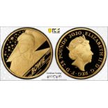 2020 Gold 25 Pounds (1/4 oz.) Music Legends - David Bowie Proof PCGS PR70 DCAM #41017416 Box & COA