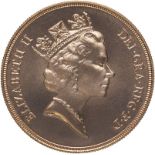 1985 Gold 5 Pounds (5 Sovereigns) As struck. (AGW=1.1777 oz.)