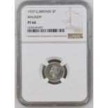 1937 Silver Threepence Maundy Proof NGC PF 66 #6320169-097