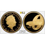 2020 Gold 25 Pounds (1/4 oz.) Bond, James Bond Proof PCGS PR69 DCAM #41466992 Box & COA