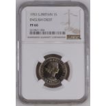 1953 CuproNickel Shilling English Proof NGC PF 66 #6318471-004