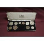 1937 Silver and Bronze 10-Coin Proof Set