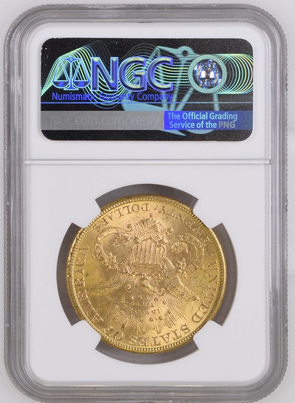 United States 1899 Gold 20 Dollars Liberty Head - Double Eagle NGC MS 61 #2131167-005 (AGW=0.9856 oz - Image 2 of 2
