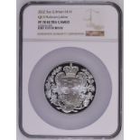 2022 Silver 10 Pounds (5 oz.) Platinum Jubilee Proof NGC PF 70 ULTRA CAMEO #6320636-002 Box & COA