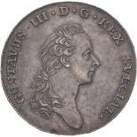 Sweden Gustav III 1776 OL Silver 3 Daler SM / Riksdaler Very fine