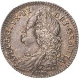 1746 LIMA Silver Sixpence LIMA, GEORGIVS Good extremely fine.