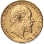 1902 Gold 2 Pounds (Double Sovereign) Matte proof About uncirculated. (AGW=0.4711 oz.)