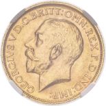 1914 Gold Sovereign NGC MS 62 #6319951-005 (AGW=0.2355 oz.)