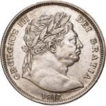 1817 Silver Halfcrown Large Head About uncirculated, scratch