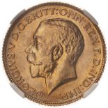 1925 Gold Sovereign NGC MS 65 #3393383-013 (AGW=0.2355 oz.)