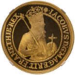 2022 Gold 100 Pounds (1 oz.) King James I Proof NGC PF 70 ULTRA CAMEO #6550022-036 COA