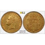 1826 Gold Sovereign PCGS AU53 #45529053 (AGW=0.2355 oz.)