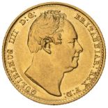 1835 Gold Sovereign Rare. Very fine, cleaned (AGW=0.2355 oz.)