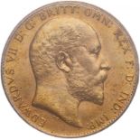 1910 C Gold Sovereign PCGS MS62 #10795698 (AGW=0.2355 oz.)