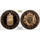 1989 Gold 2 Pounds (Double Sovereign) 500th Anniversary Proof PCGS PR70 DCAM #38334152 (AGW=0.4711 o