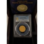 Papua New Guinea Elizabeth II 2020 Gold 100 Kina Bird of Paradise Matte Proof PCGS PR70 #41954764 B