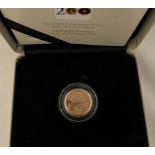 2019 Gold Sovereign Prince Albert's birth BU Matte Struck on the Day Box & COA (AGW=0.2355 oz.)