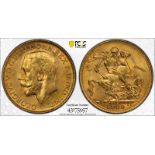 1920 P Gold Sovereign PCGS MS63 #43175957 (AGW=0.2355 oz.)