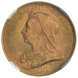 1893 Gold Sovereign Proof NGC MS 64 #6671039-001 (AGW=0.2355 oz.)