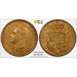 1826 Gold Sovereign PCGS AU53 #41237130 (AGW=0.2355 oz.)