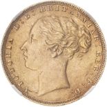 1878 Gold Sovereign Single Finest NGC MS 64 #5791269-011 (AGW=0.2355 oz.)