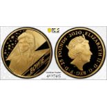 2020 Gold 25 Pounds (1/4 oz.) Music Legends - David Bowie Proof PCGS PR70 DCAM #41017415 Box & COA