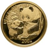 China: People's Republic 2005 Gold 200 Yuan As struck (AGW=0.4996 oz.)