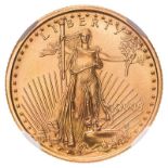 United States 2005 Gold 10 Dollars NGC MS 70 #6133533-003 (AGW=0.2500 oz.)