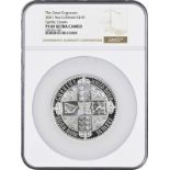 2021 Silver 10 Pounds (5 oz.) Gothic Crown Quartered Arms Proof NGC PF 69 ULTRA CAMEO #6381091-003