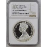 2021 Silver 5 Pounds (2 oz.) Gothic Crown - Victoria Portrait Proof NGC PF 70 ULTRA CAMEO #2126681-0