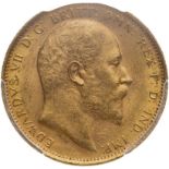 1904 M Gold Sovereign PCGS MS62 #84630787 (AGW=0.2355 oz.)