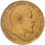 1902 Gold 5 Pounds (5 Sovereigns) Matte proof NGC PROOF Details #6322384-004 (AGW=1.1777 oz.)