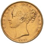 1862 Gold Sovereign About extremely fine, tooled, likely ex-jewellery (AGW=0.2355 oz.)