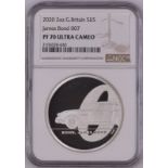 2020 Lot of 3 Silver 5 Pounds Proof NGC PF 70 ULTRA CAMEO Box & COA (ASW=6.0152 oz.)