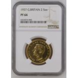 1937 Gold 2 Pounds (Double Sovereign) Proof NGC PF 64 #6322073-002 (AGW=0.4711 oz.)