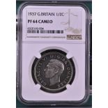 1937 Silver Halfcrown Proof NGC PF 64 CAMEO #6320169-004