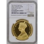 2021 Gold 200 Pounds (2 oz.) Queen Victoria Gothic Crown Plain Edge Proof NGC PF 70 ULTRA CAMEO #638