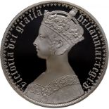 2021 Silver 10 Pounds (5 oz.) Gothic Portrait Proof A/FDC Box & COA