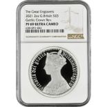 2021 Silver 5 Pounds (2 oz.) Gothic Crown - Victoria Portrait Proof NGC PF 69 ULTRA CAMEO #6381091-0