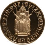 1989 Gold 2 Pounds (Double Sovereign) 500th Anniversary Proof Box & COA (AGW=0.4711 oz.)